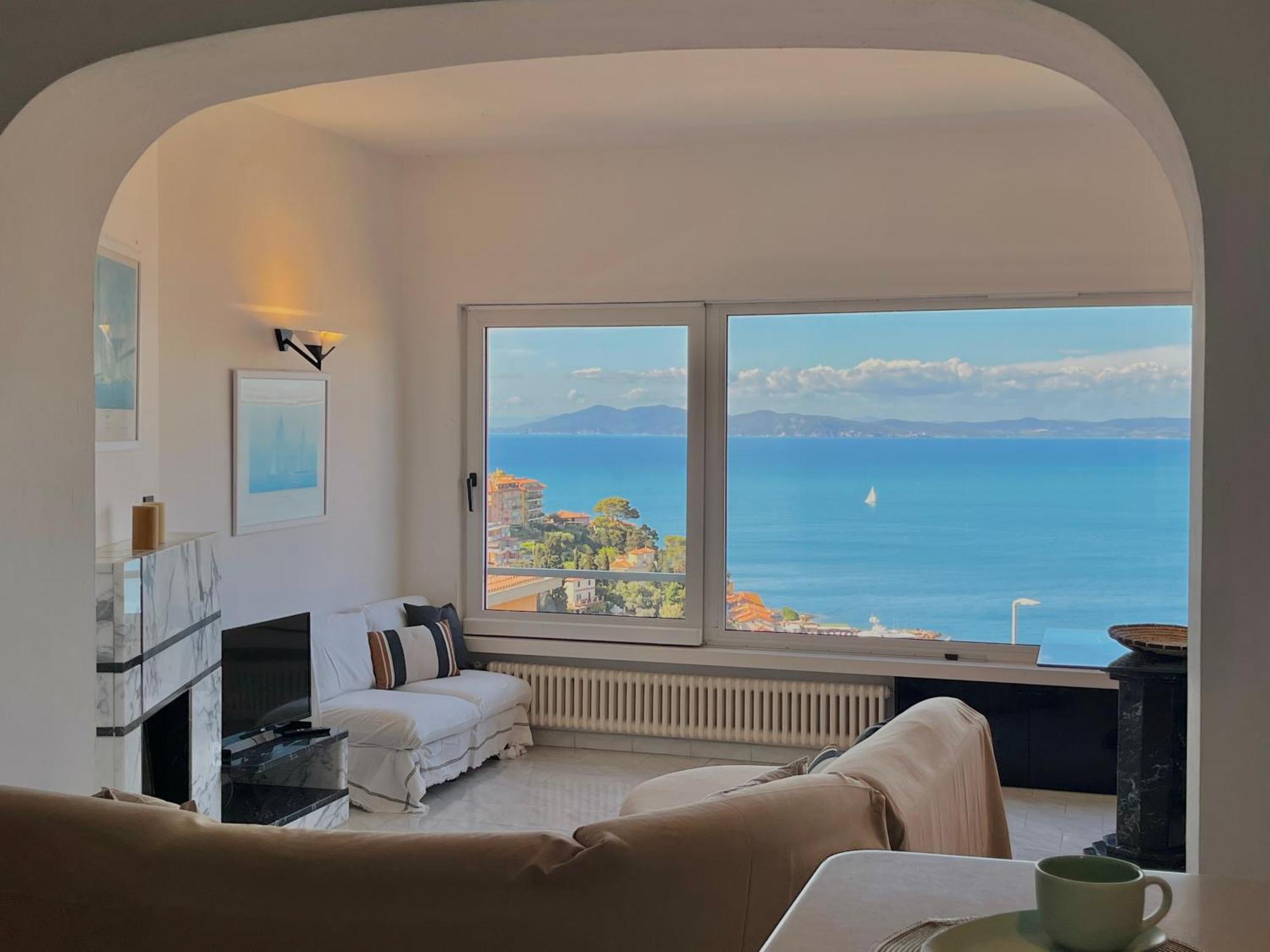 Porto Santo Stefano Vista Mare + Parcheggio Gratuito 아파트 외부 사진