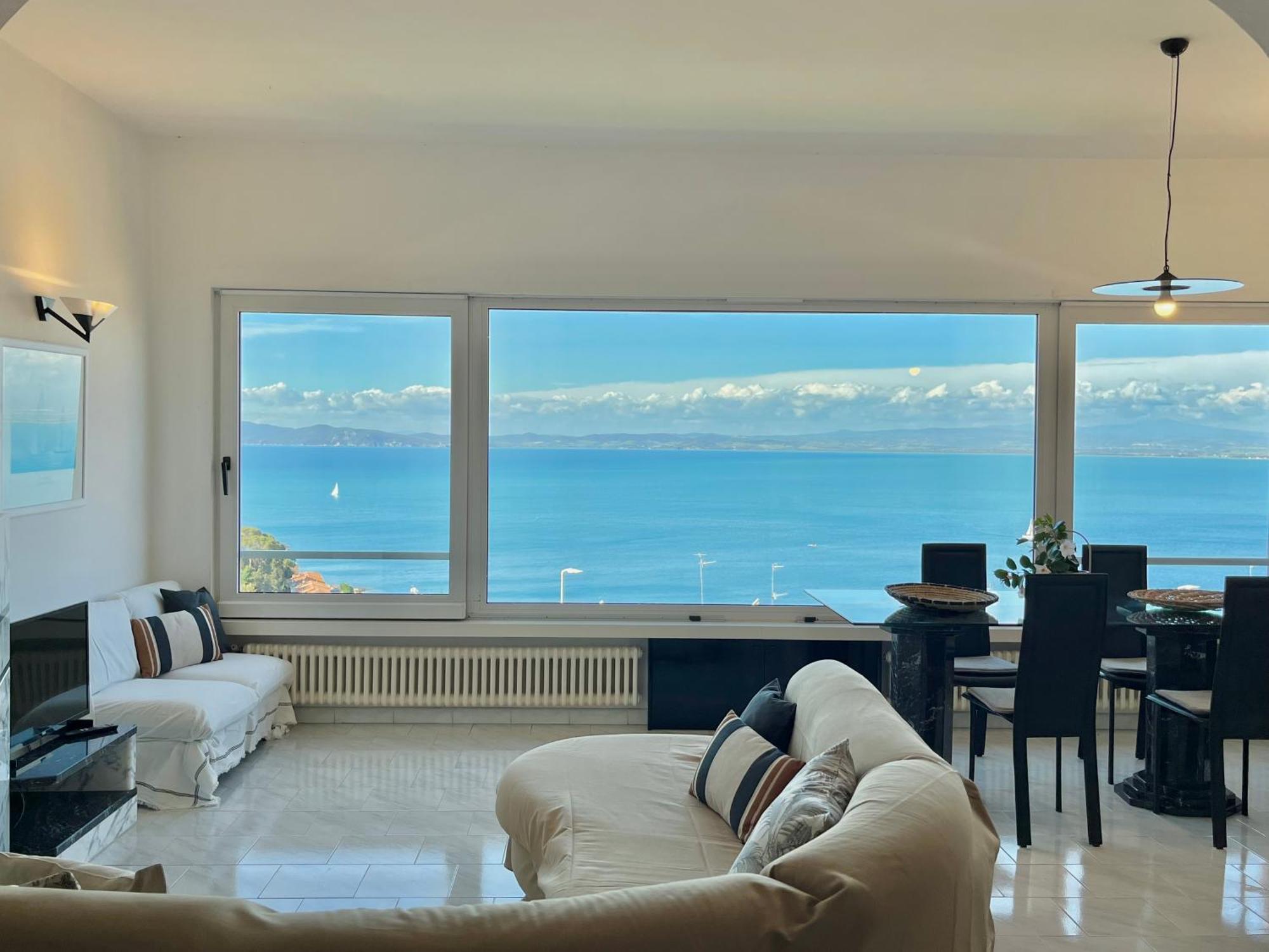 Porto Santo Stefano Vista Mare + Parcheggio Gratuito 아파트 외부 사진