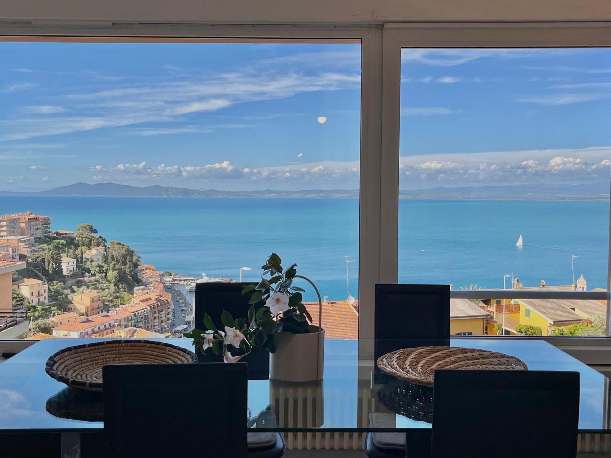 Porto Santo Stefano Vista Mare + Parcheggio Gratuito 아파트 외부 사진