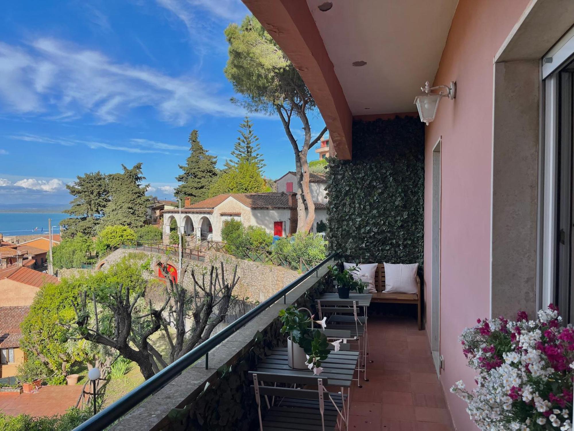 Porto Santo Stefano Vista Mare + Parcheggio Gratuito 아파트 외부 사진